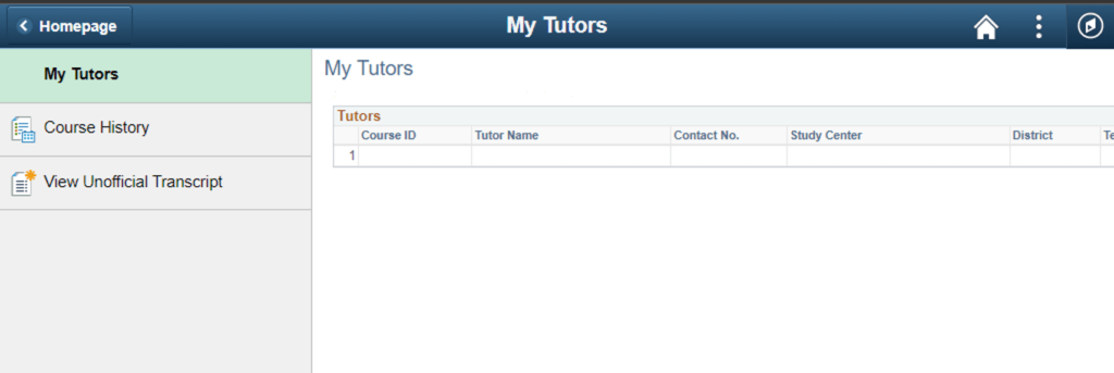 aiou tutor list