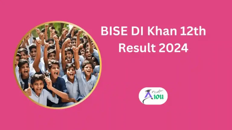 BISE DI Khan 12th Result 2024