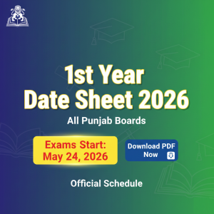 1st year date sheet